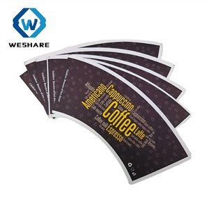 مروحة أكواب ورقية مطلية بـ PE