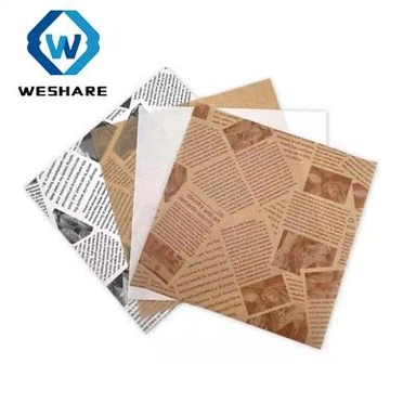 الشحوم تغليف المواد الغذائية التفاف ساندويتش برغر صينية بطانة المخابز ورقة